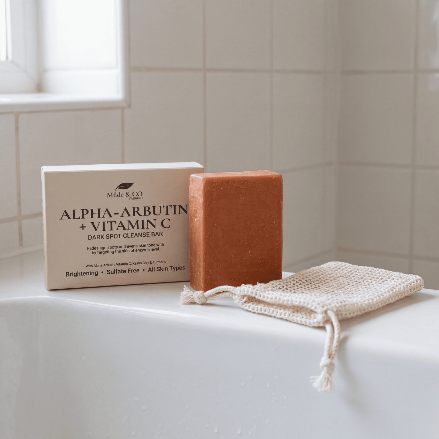 Brightening Bar + Anti-Bacteria Soap Pouch (Bundle)